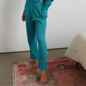 Urban Outfitters Out From Under Tawny Thermal Lounge Pants Teal Size Small